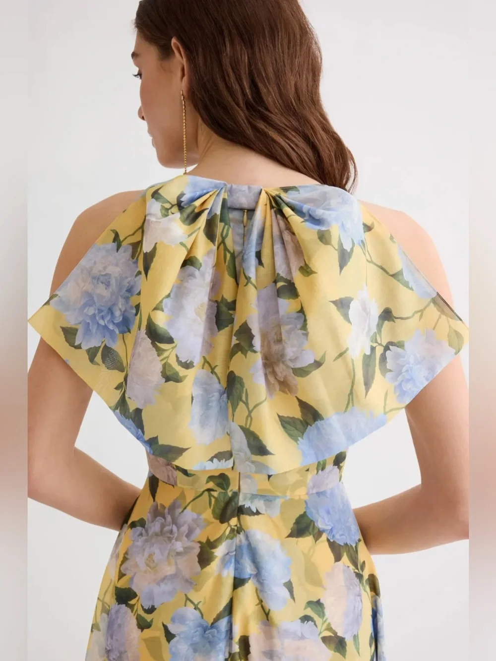Sachin + Babi Kate Gown in Sun and Sea Peonies 6